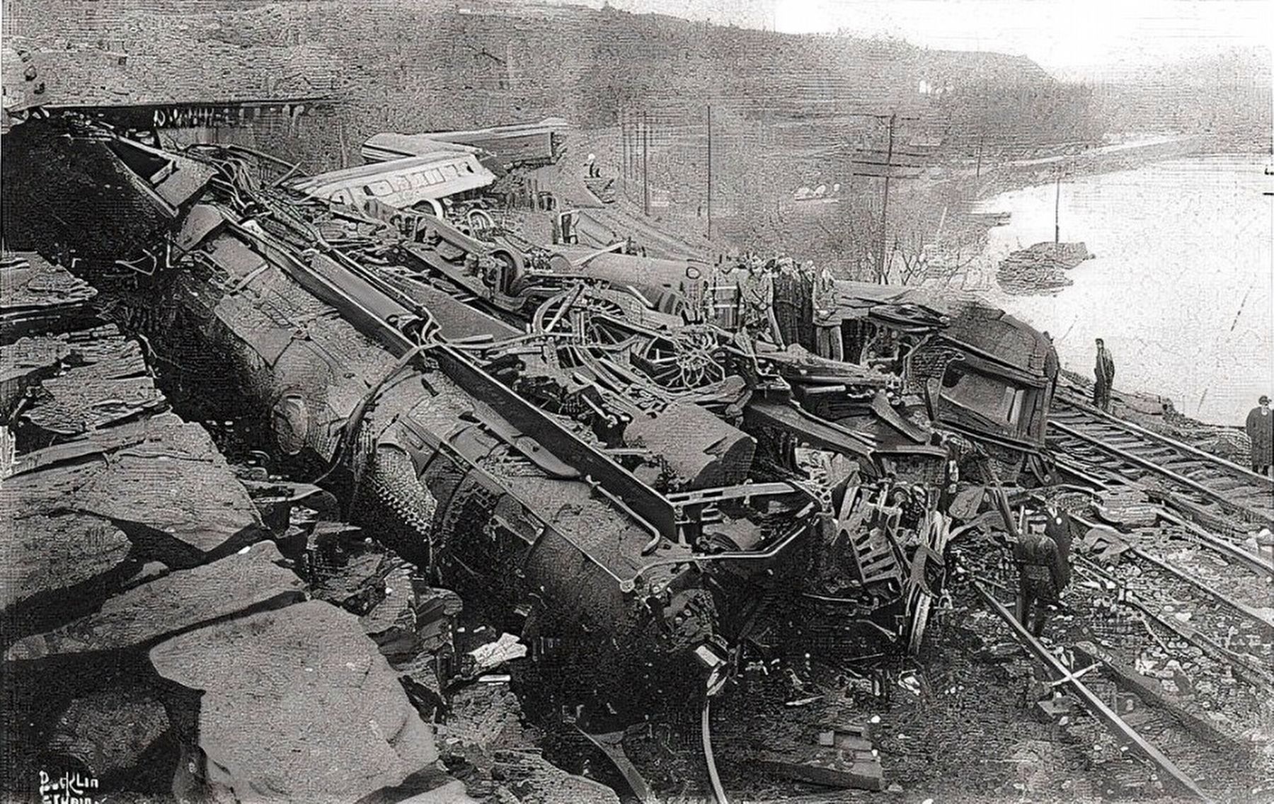Lake Shore Limited Wreck. Click for full size. Lake Shore Limited Wreck image. Click for full size.
