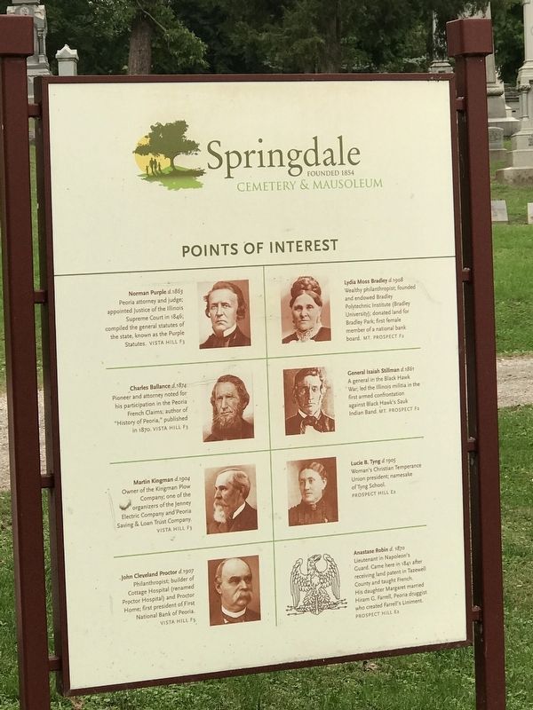Springdale Cemetery & Mausoleum Marker image. Click for full size.