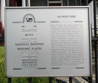 823 West Park Marker image. Click for full size.