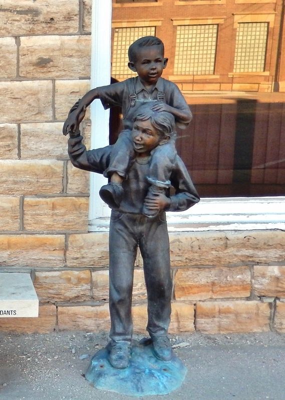 Stanley & Victor Cornell Deger Sculpture. Click for full size. Stanley & Victor Cornell Deger Sculpture image. Click for full size.
