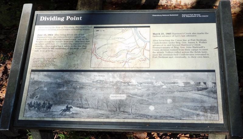 Dividing Point Marker. Click for full size. Dividing Point Marker image. Click for full size.