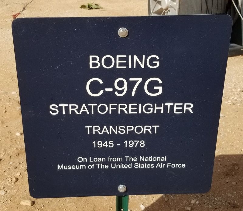 Boeing C-97G Marker. Click for full size. Boeing C-97G Marker image. Click for full size.