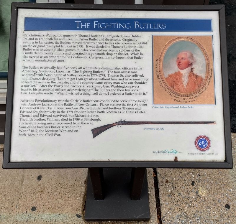 The Fighting Butlers Marker image. Click for full size.