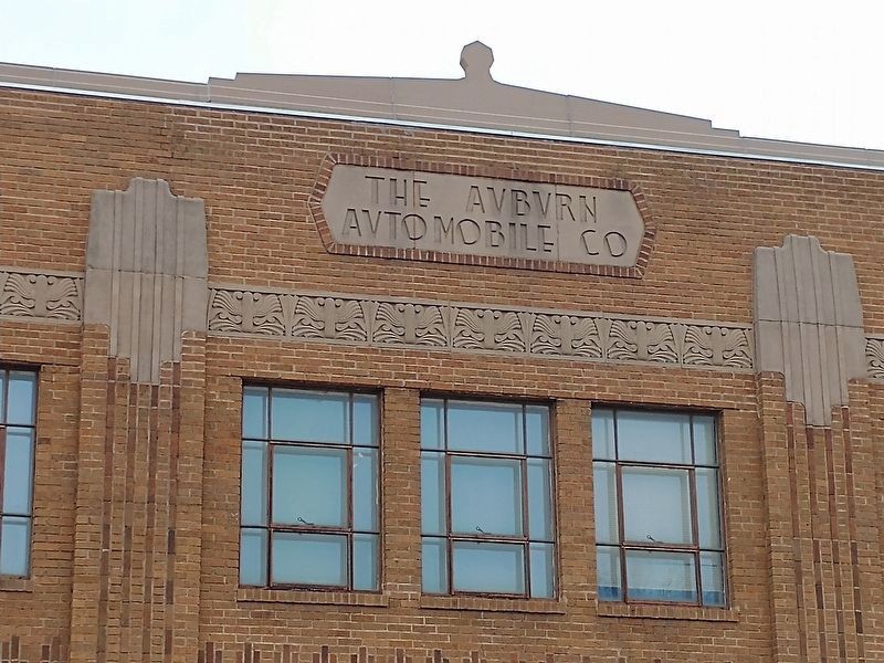 Auburn Automobile Company Building Detail. Click for full size. Auburn Automobile Company Building Detail image. Click for full size.
