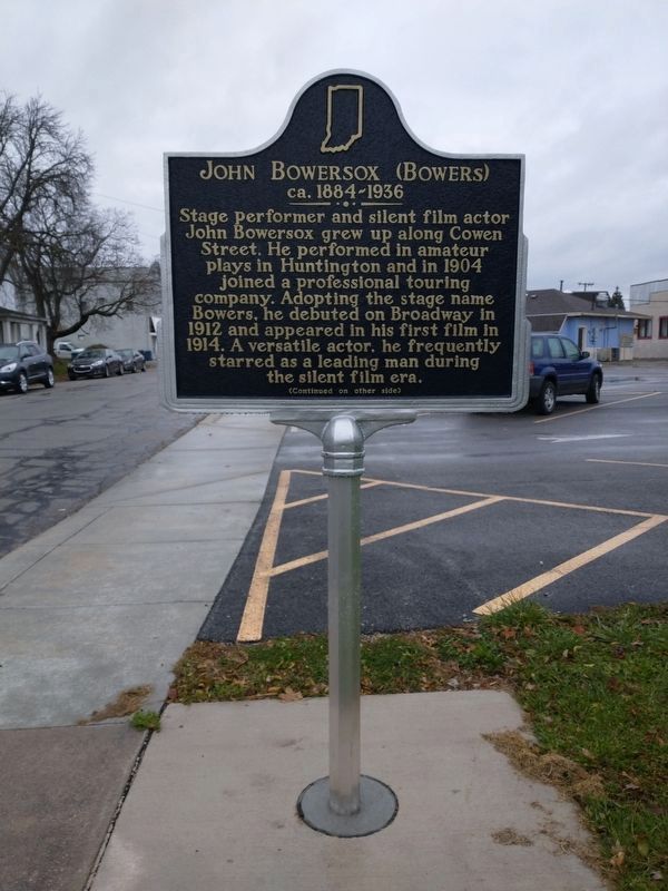 John Bowersox (Bowers) Marker. Click for full size. John Bowersox (Bowers) Marker image. Click for full size.