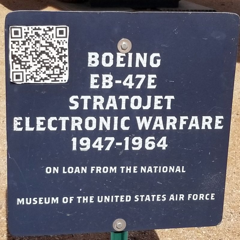 Boeing EB-47E Marker. Click for full size. Boeing EB-47E Marker image. Click for full size.