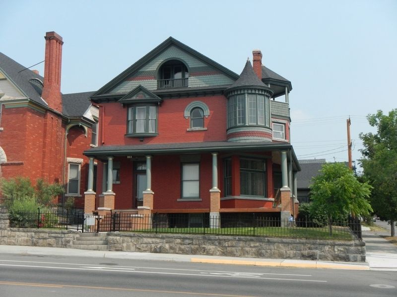 803 West Park House and Marker image. Click for full size.