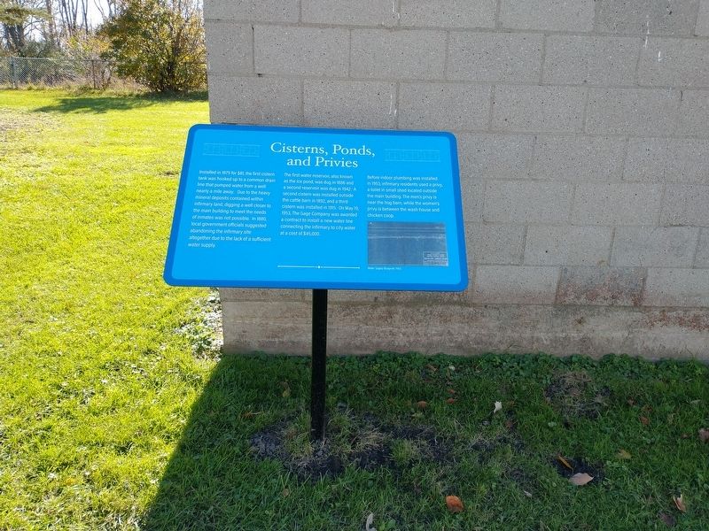 Cisterns, Ponds, and Privies Marker image. Click for full size.