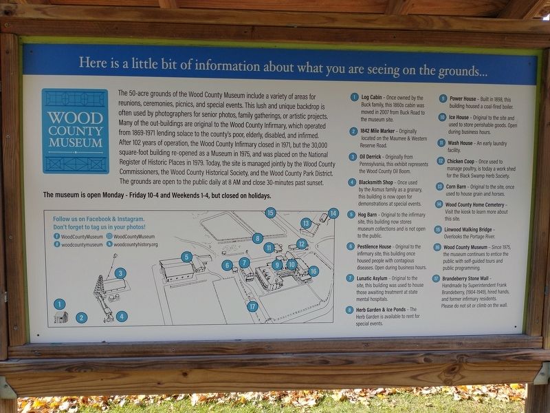 Here is a little bit of information about what you are seeing on the grounds... Marker. Click for full size. Here is a little bit of information about what you are seeing on the grounds... Marker image. Click for full size.