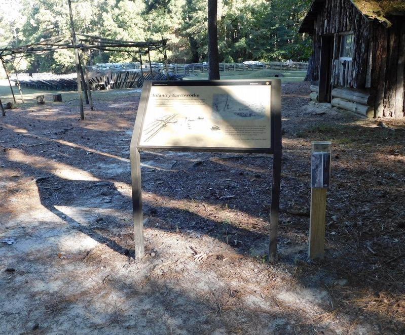 Infantry Earthworks Marker. Click for full size. Infantry Earthworks Marker image. Click for full size.