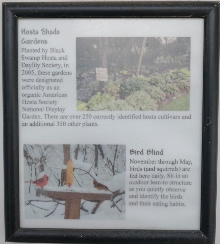 Hosta Shade Gardens / Bird Blinds Marker image. Click for full size.