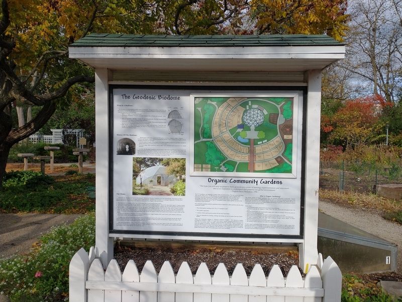 The Geodesic Biodome Marker. Click for full size. The Geodesic Biodome Marker image. Click for full size.