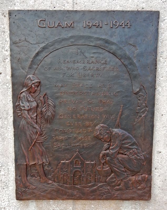 Guam 1941-1944 Marker. Click for full size. Guam 1941-1944 Marker image. Click for full size.