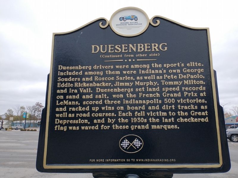 Duesenberg Marker image. Click for full size.