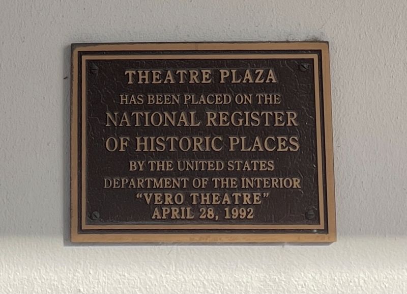 Theater Plaza Marker image. Click for full size.