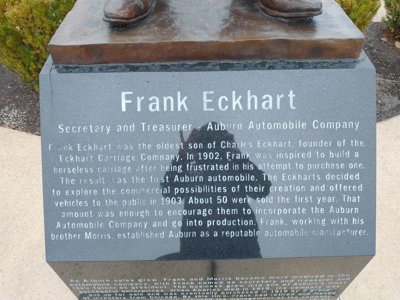 Frank Eckhart Marker image. Click for full size.