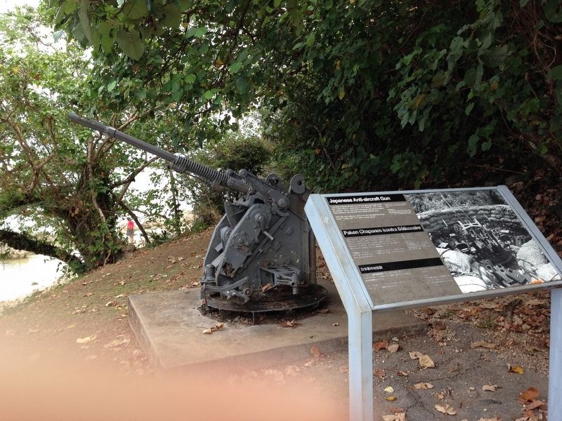 Japanese Anti-Aircraft Gun Marker image, Touch for more information