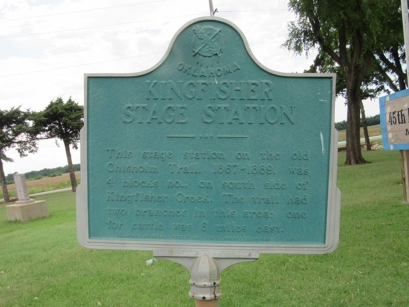 Kingfisher Stage Station Marker image. Click for full size.