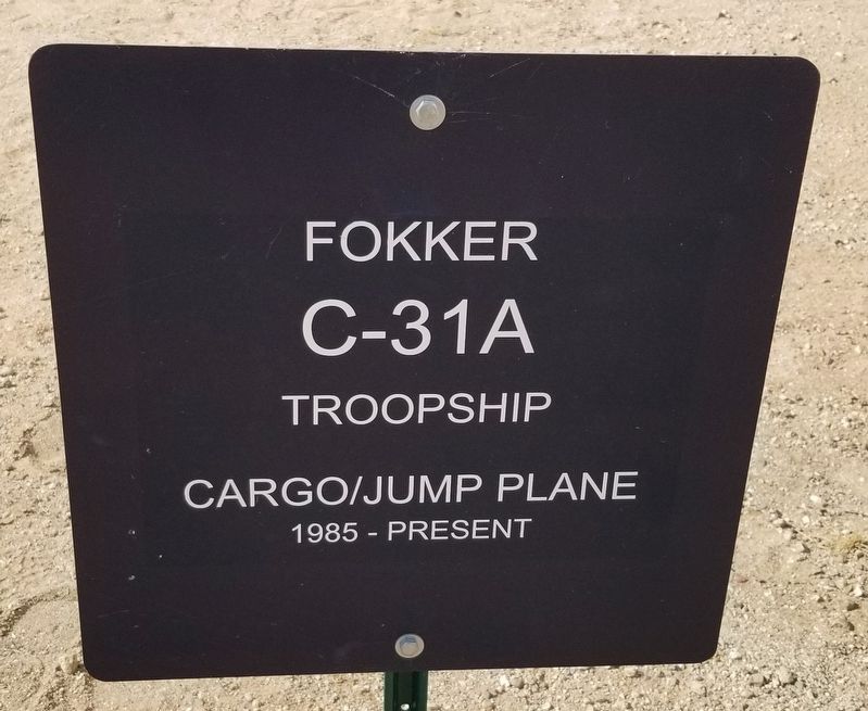 Fokker C-31A Marker. Click for full size. Fokker C-31A Marker image. Click for full size.