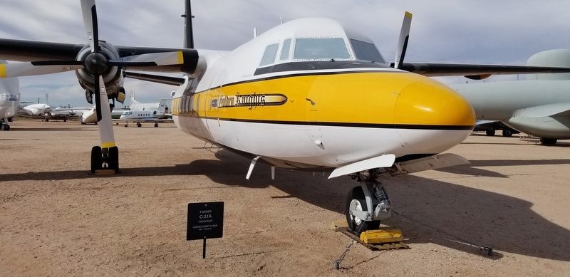 The front view of the Fokker C-31A and Marker. Click for full size. The front view of the Fokker C-31A and Marker image. Click for full size.