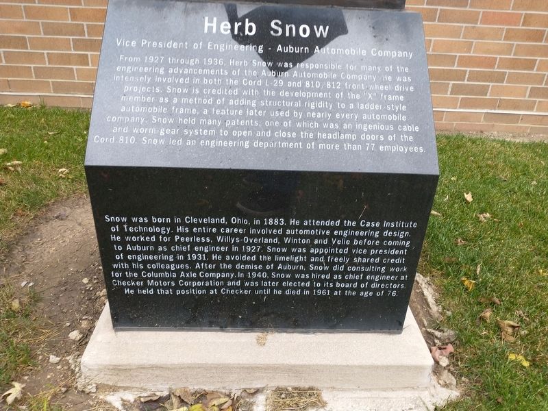 Herb Snow Marker image. Click for full size.