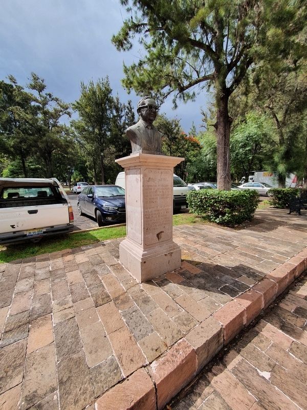 Marcos A. Jiménez Marker and Bust. Click for full size. Marcos A. Jiménez Marker and Bust image. Click for full size.