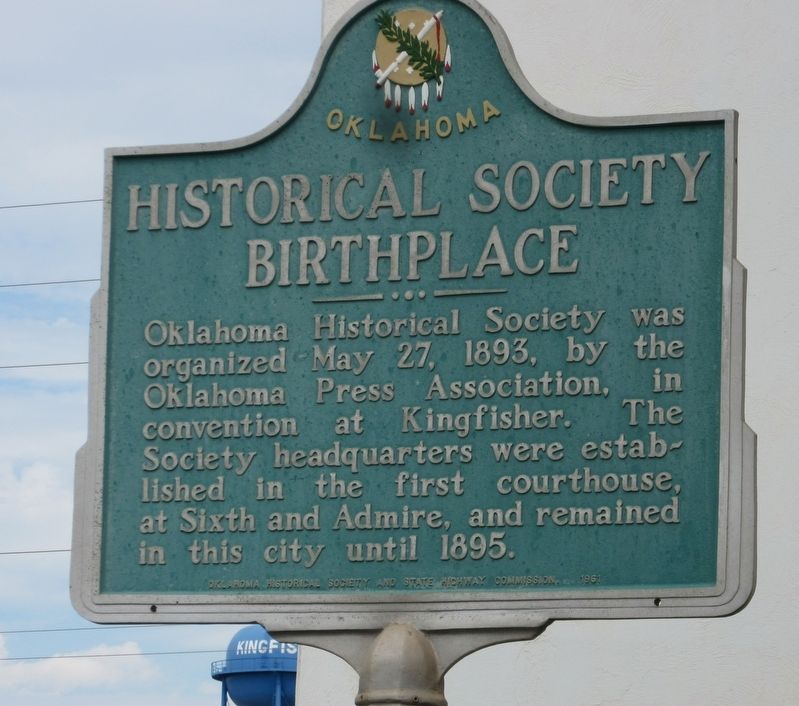 Historical Society Birthplace Marker image. Click for full size.