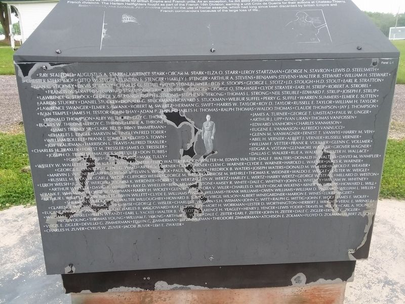 Williams County World War 1 Memorial image. Click for full size.