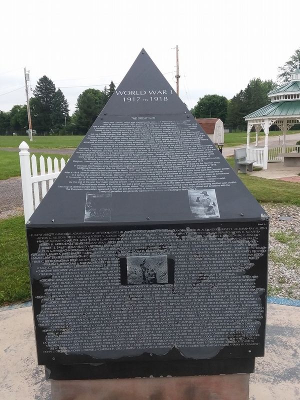 Williams County World War 1 Memorial image. Click for full size.