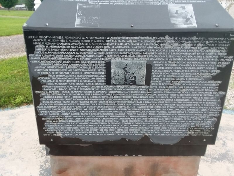 Williams County World War 1 Memorial image. Click for full size.