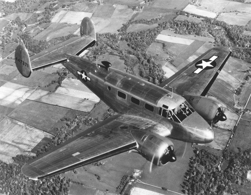 Beechcraft UC-45F image. Click for full size.