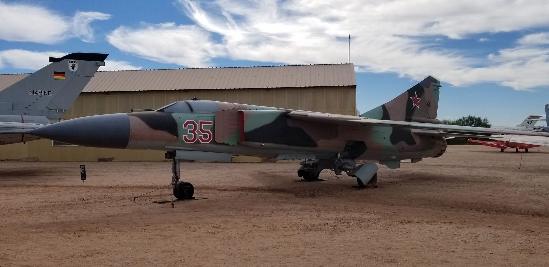 The Mikoyan-Gurevich MiG-23 MLD image. Click for full size.