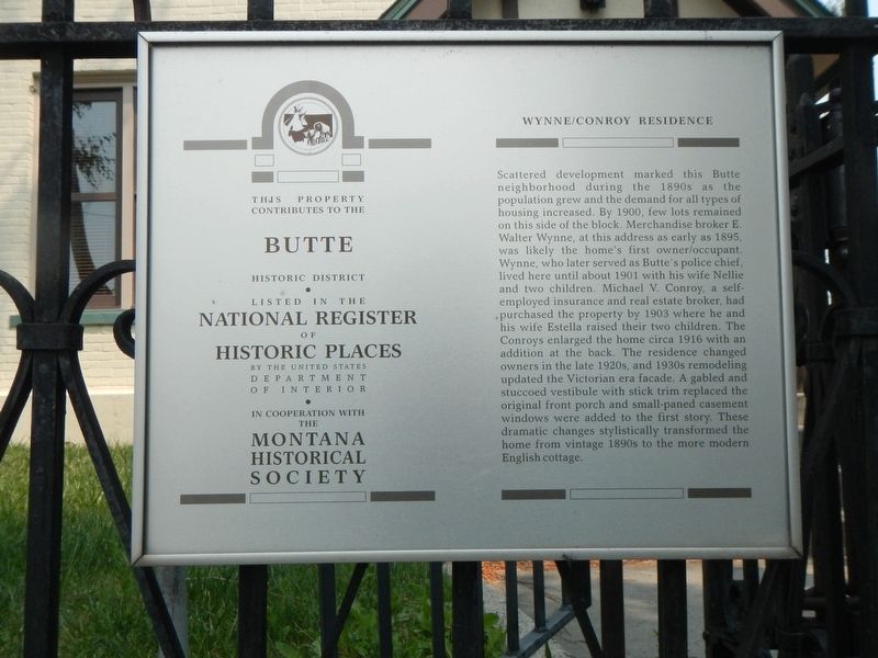 Wynne-Conroy Residence Marker image. Click for full size.