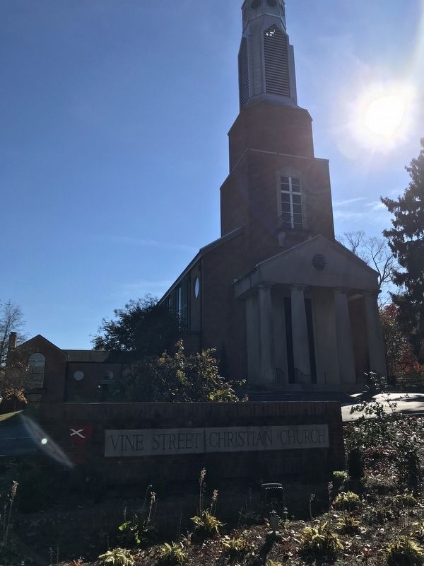 Vine Street Christian Church. Click for full size. Vine Street Christian Church image. Click for full size.