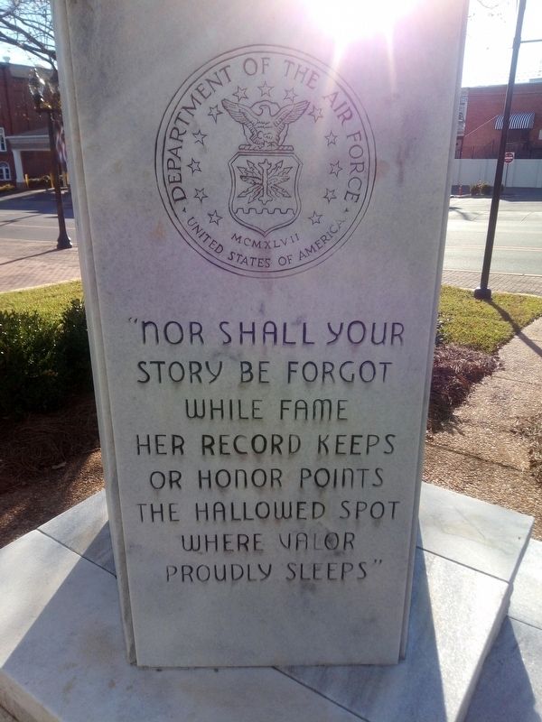 A Memorial to the Falling Marker. Click for full size. A Memorial to the Falling Marker image. Click for full size.