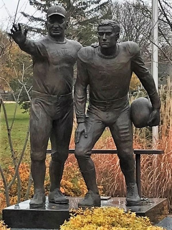 Walter "Babe" Weigent Statue image. Click for full size.