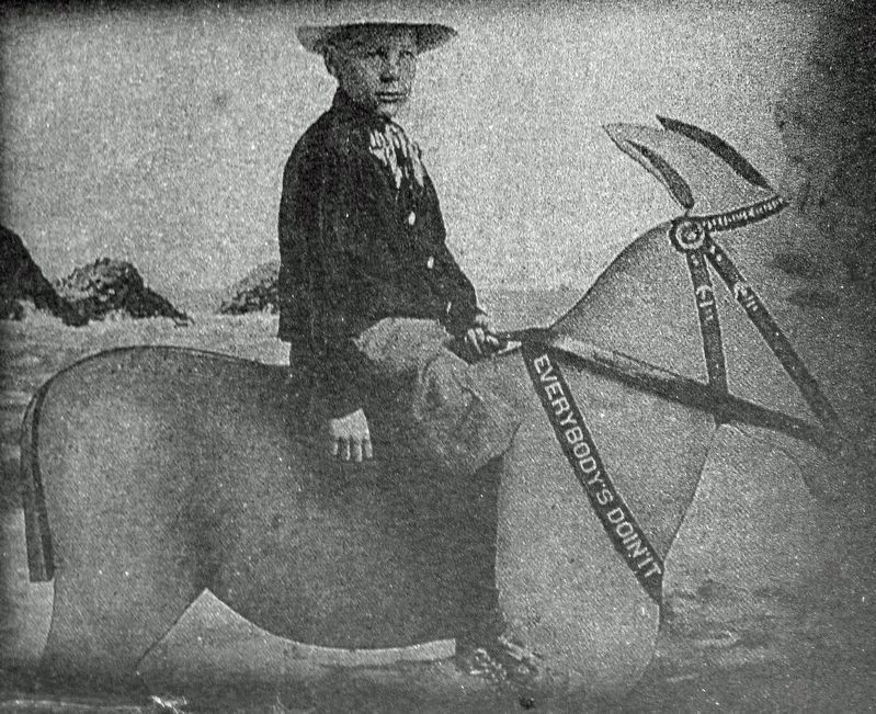 Marker detail: Howard Reed Dowell, 1912. Click for full size. Marker detail: Howard Reed Dowell, 1912 image. Click for full size.