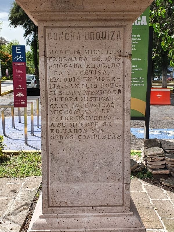 Concha Urquiza Marker image. Click for full size.