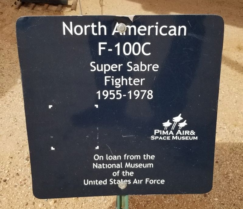North American F-100C Marker. Click for full size. North American F-100C Marker image. Click for full size.