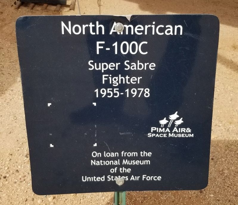 North American F-100C Marker image. Click for full size.