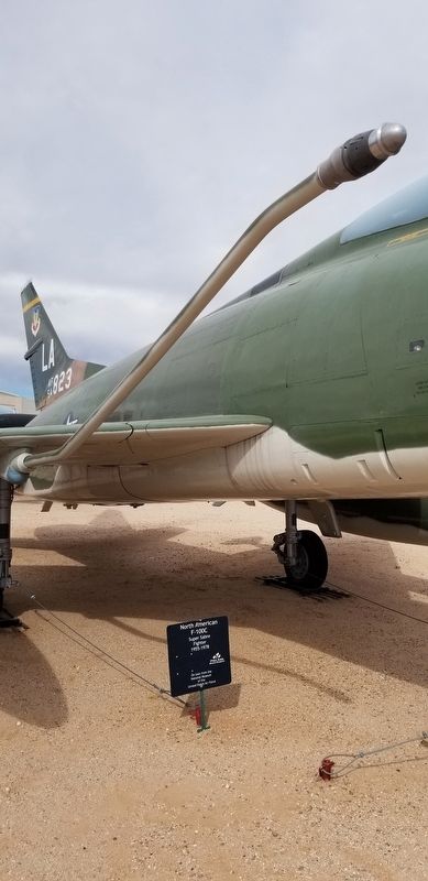 The North American F-100C and Marker. Click for full size. The North American F-100C and Marker image. Click for full size.