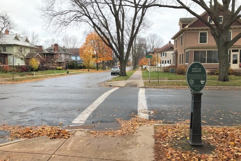 15th and Madison Marker, from the east. Click for full size. 15th and Madison Marker, from the east image. Click for full size.