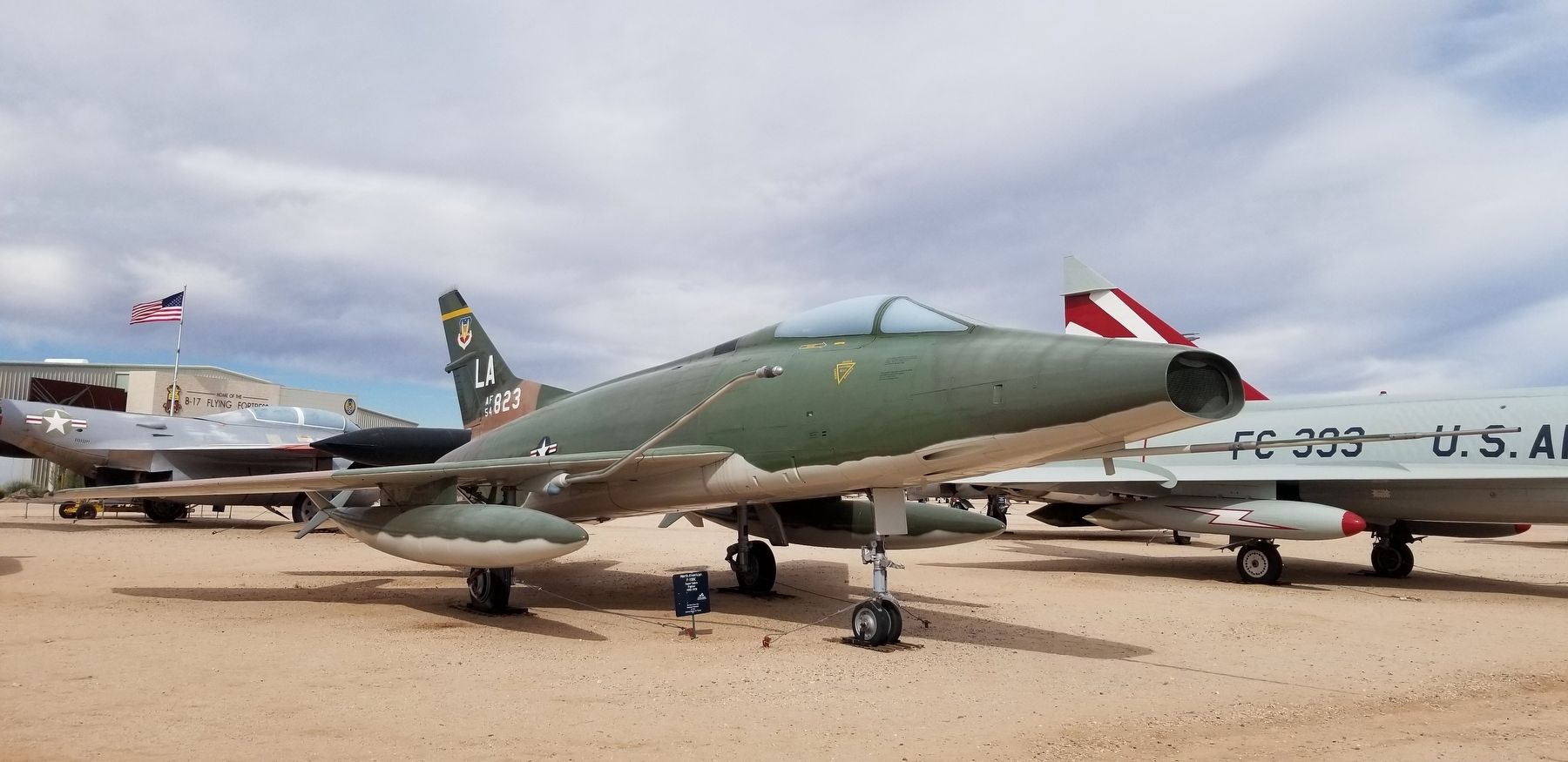 The North American F-100C. Click for full size. The North American F-100C image. Click for full size.