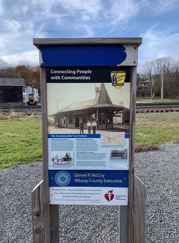 Connecting People With Communities Marker. Click for full size. Connecting People With Communities Marker image. Click for full size.