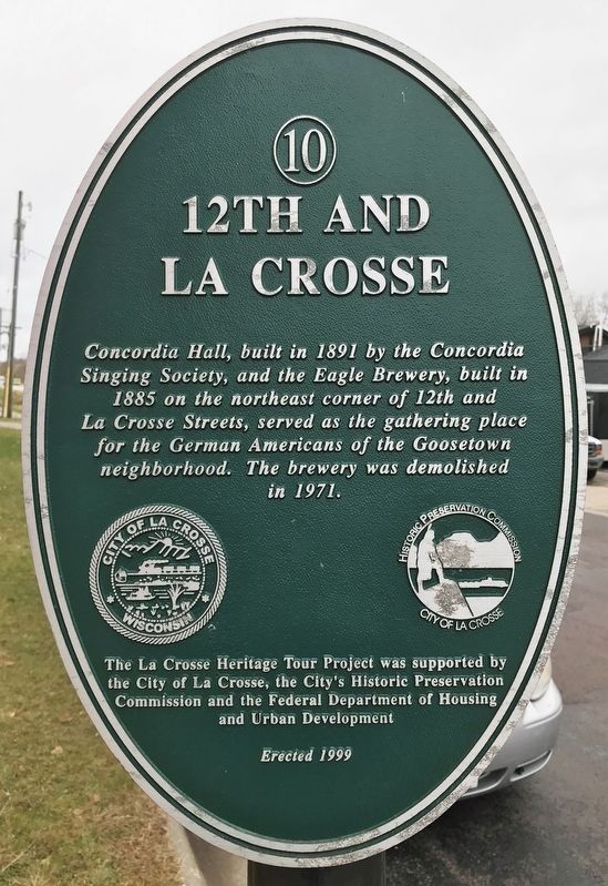 12th and La Crosse Marker image. Click for full size.