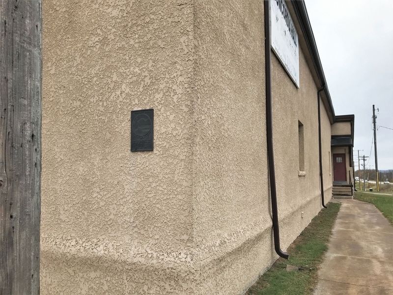 Concordia Hall Marker, from the south image. Click for full size.