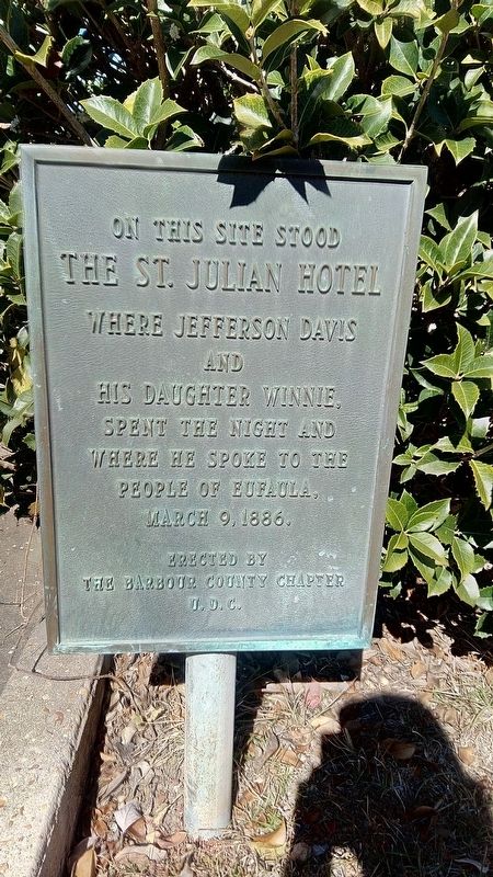 The St.Julian Hotel Marker. Click for full size. The St.Julian Hotel Marker image. Click for full size.