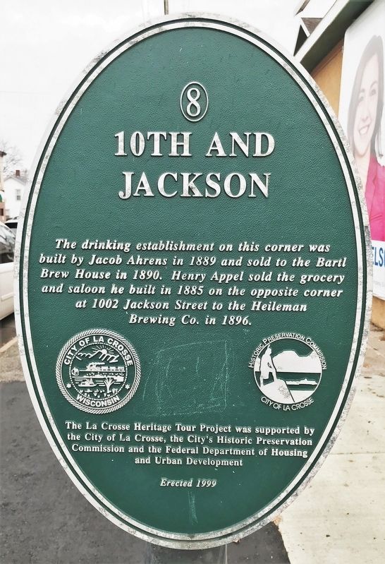 10th and Jackson Marker image. Click for full size.