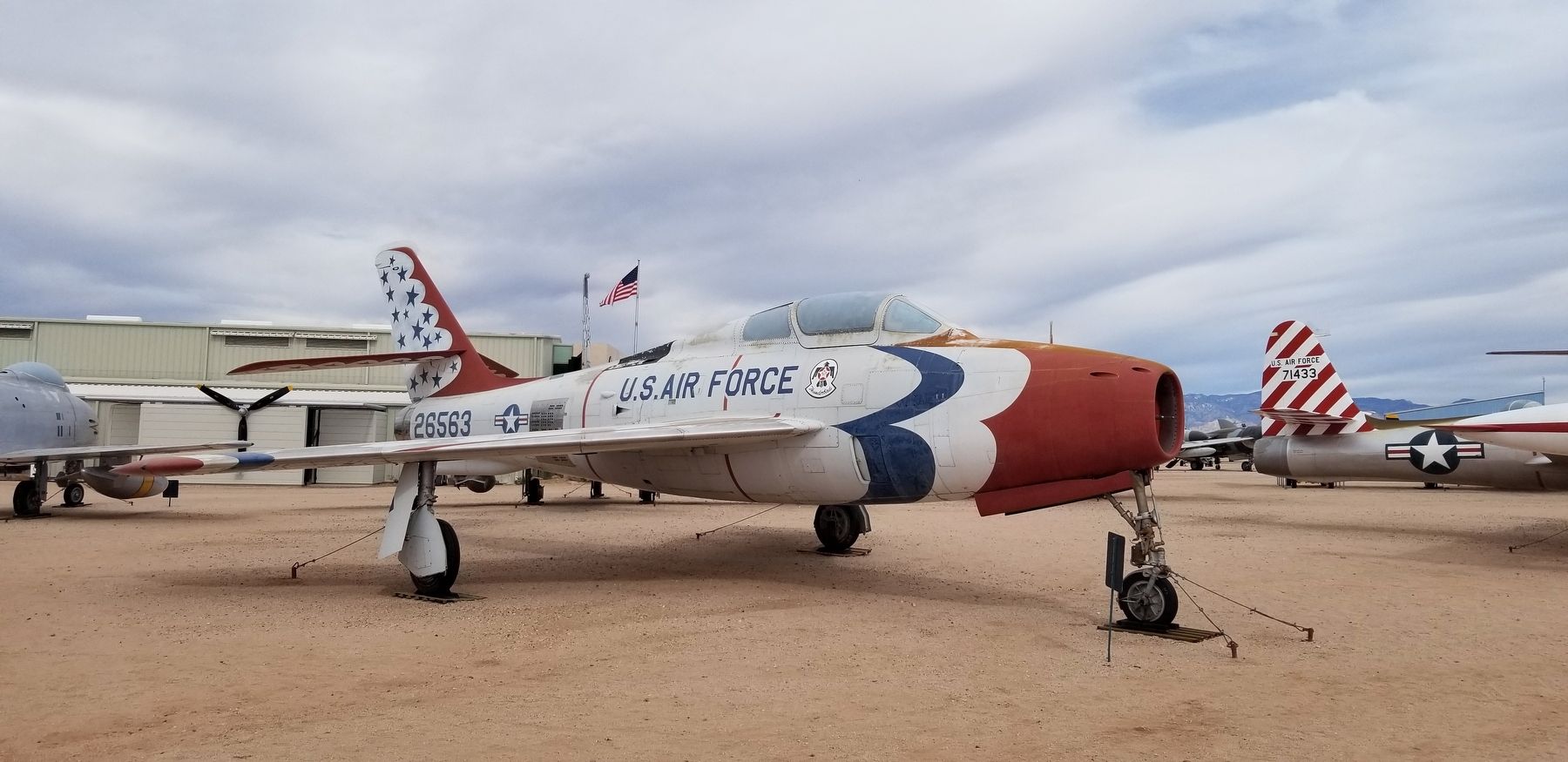 The Republic F-84F image. Click for full size.