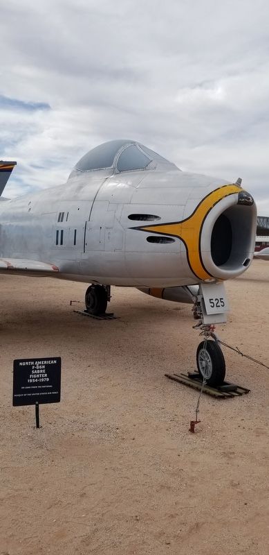 The North American F-86H and Marker. Click for full size. The North American F-86H and Marker image. Click for full size.